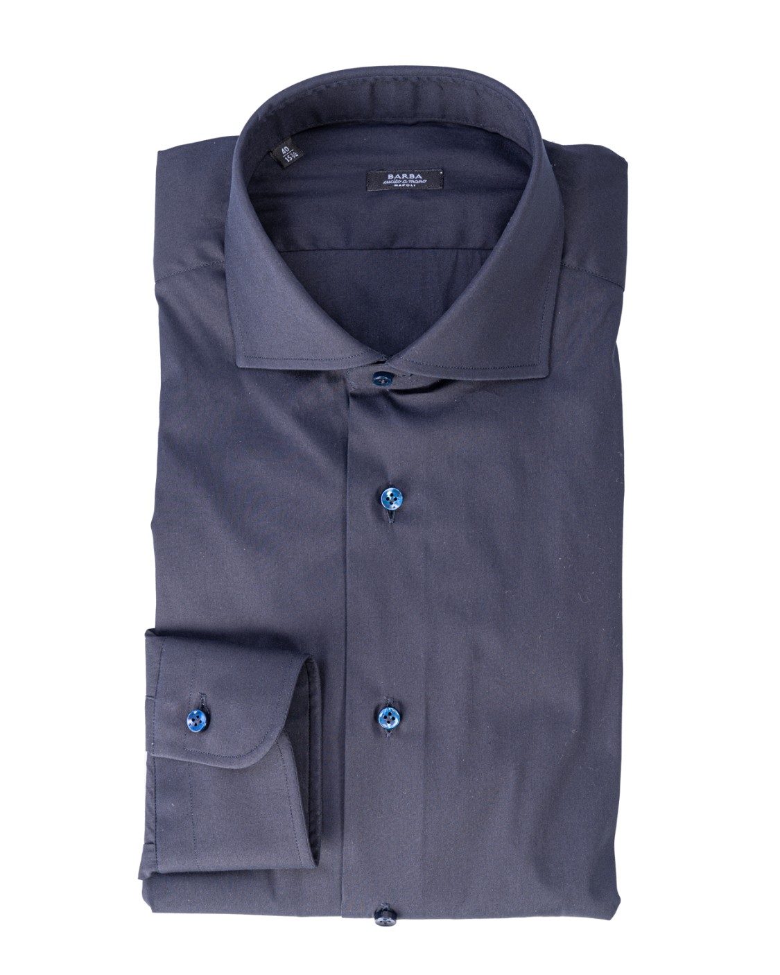 shop BARBA  Camicia: Barba camicia in cotone blu,
Colletto alla francese.
Maniche lunghe con polsini con bottone.
Composizione: 100% cotone.
Made in Italy.. PZ 2710-B number 4886106